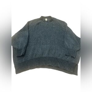 PINK - Green/Blue Knit Crewneck Sweater